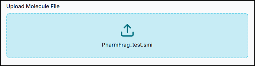 SMILES file uploaded