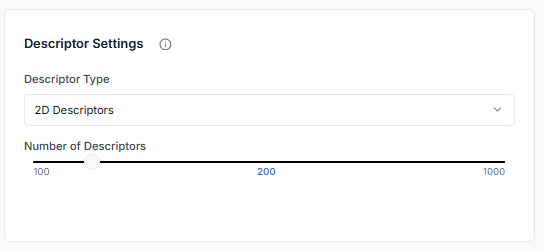 Descriptor selection