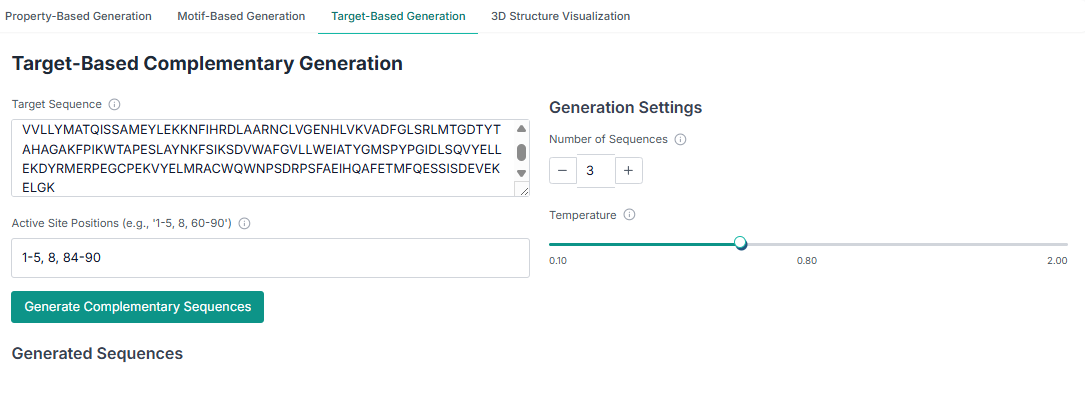 Target-Based method inputs